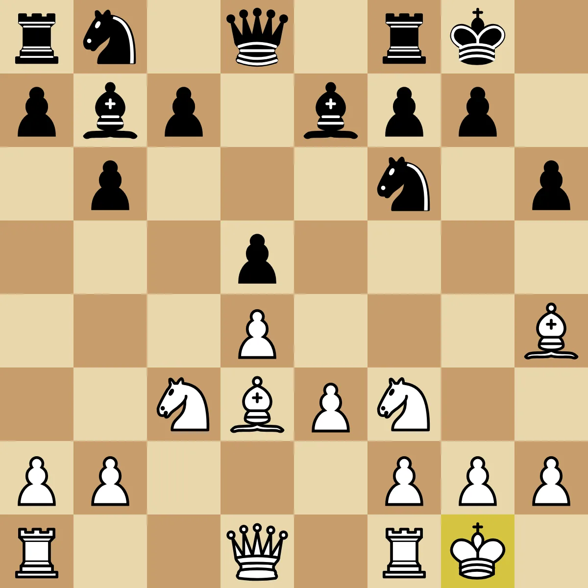 A Queen's Gambit Declined position after White castles kingside